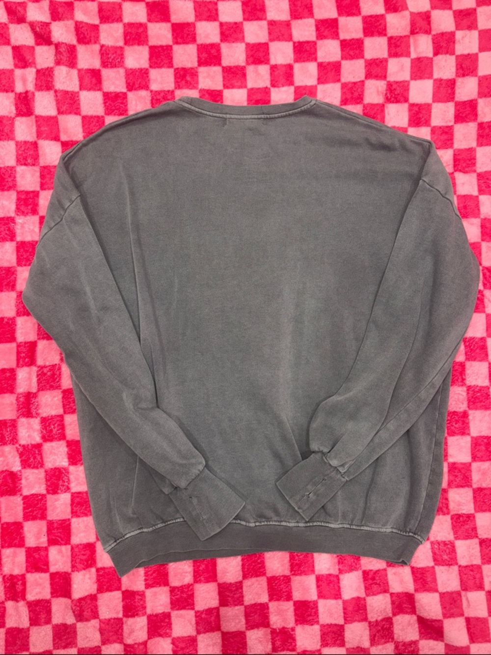 RARE Coca Cola Men's Charcoal Gray Polar Bear Graphic Cinched Crewneck - Picture 7 of 7